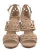 Tory Burch Suede Lasercut Accents Sandals