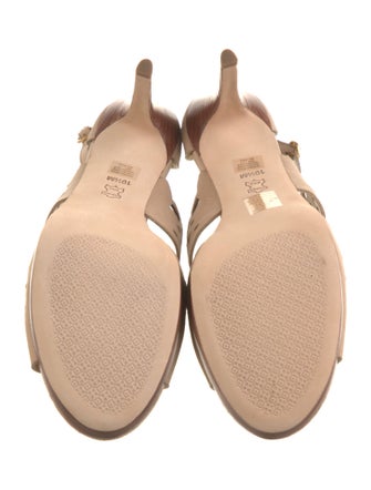 Tory Burch Suede Lasercut Accents Sandals