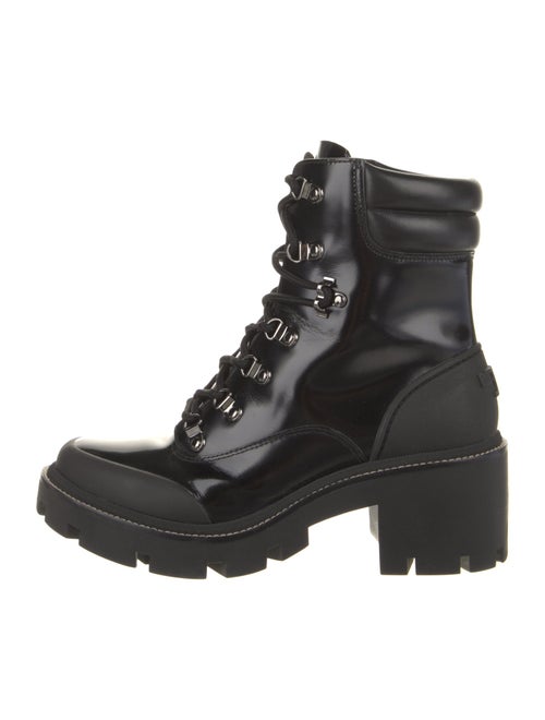 Tory Burch Leather Combat Boots
