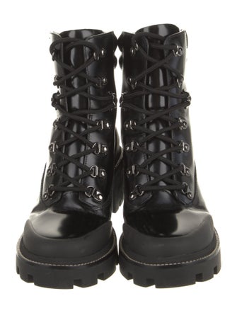 Tory Burch Leather Combat Boots
