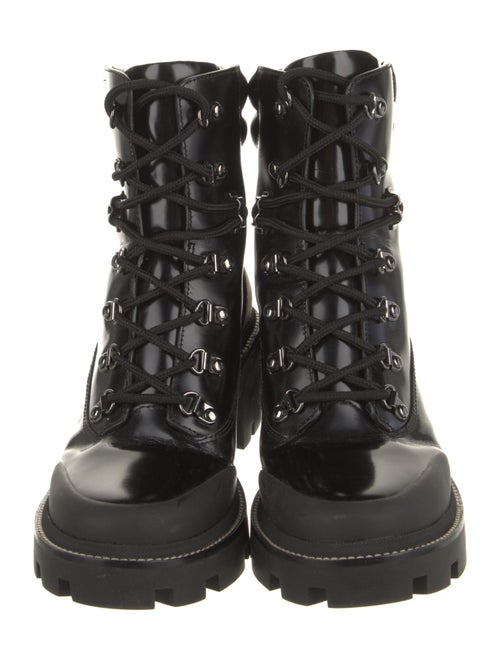 Tory Burch Leather Combat Boots