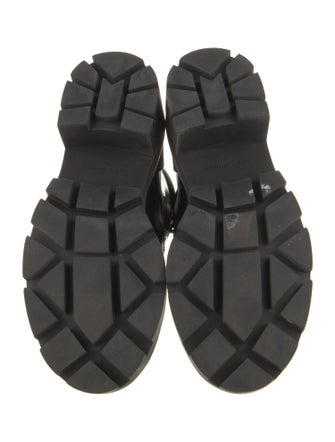 Tory Burch Leather Combat Boots