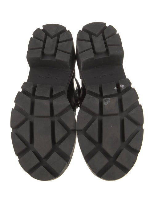 Tory Burch Leather Combat Boots