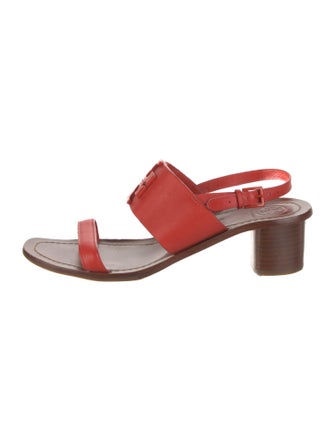 Tory Burch Leather Slingback Sandals
