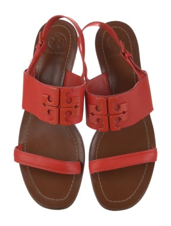 Tory Burch Leather Slingback Sandals