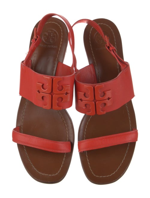 Tory Burch Leather Slingback Sandals