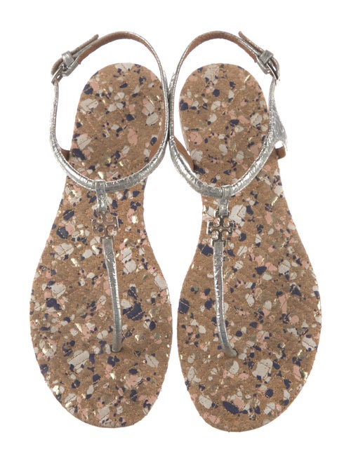 Tory Burch Leather T-Strap Sandals