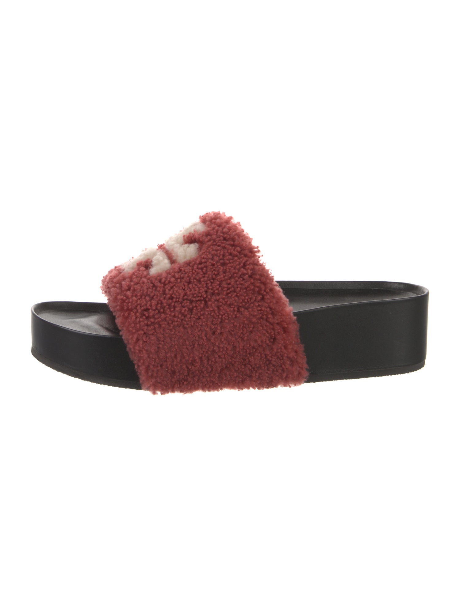 Tory Burch Faux Fur Slides