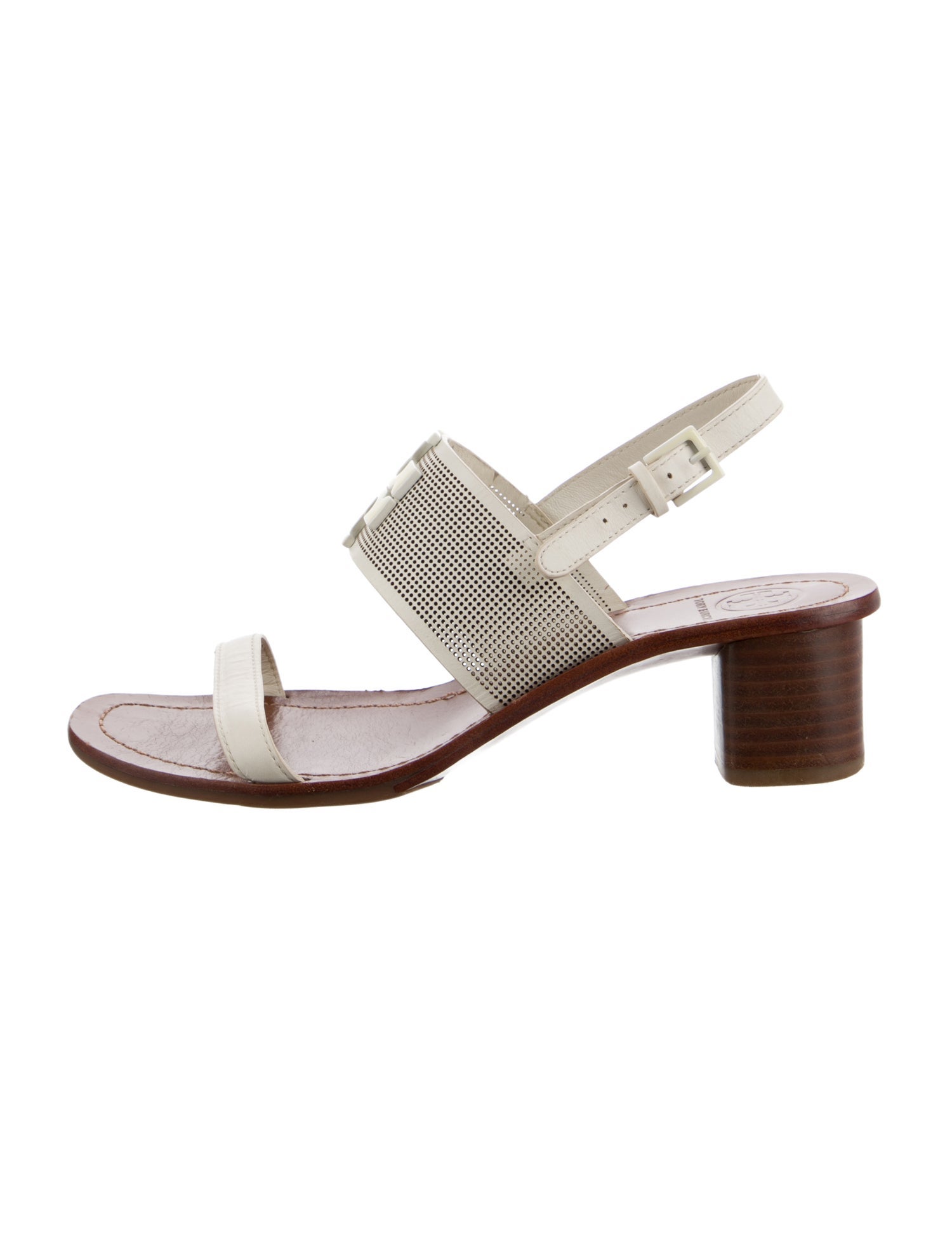 Tory Burch Leather Slingback Sandals