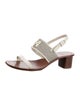 Tory Burch Leather Slingback Sandals