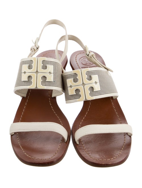 Tory Burch Leather Slingback Sandals