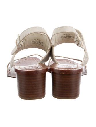 Tory Burch Leather Slingback Sandals