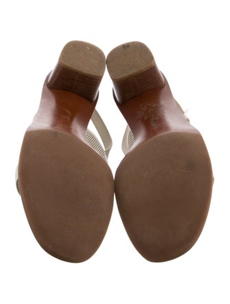 Tory Burch Leather Slingback Sandals