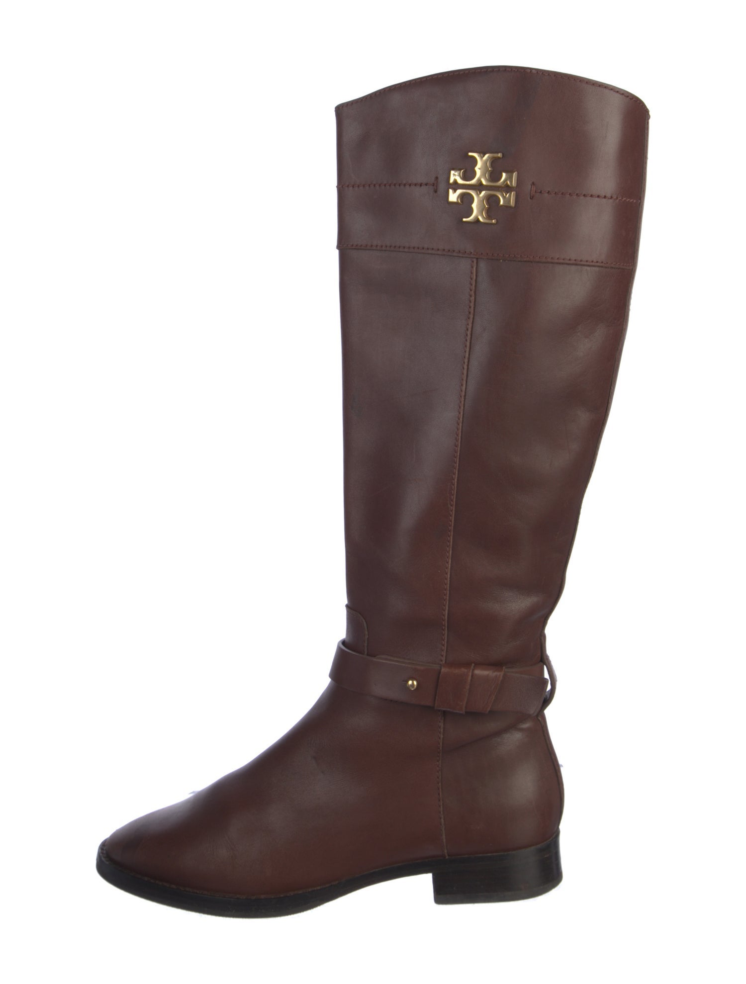 Tory Burch Leather Riding Boots