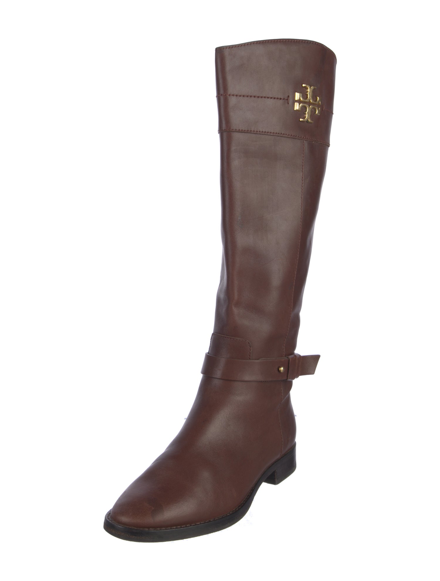 Tory Burch Leather Riding Boots