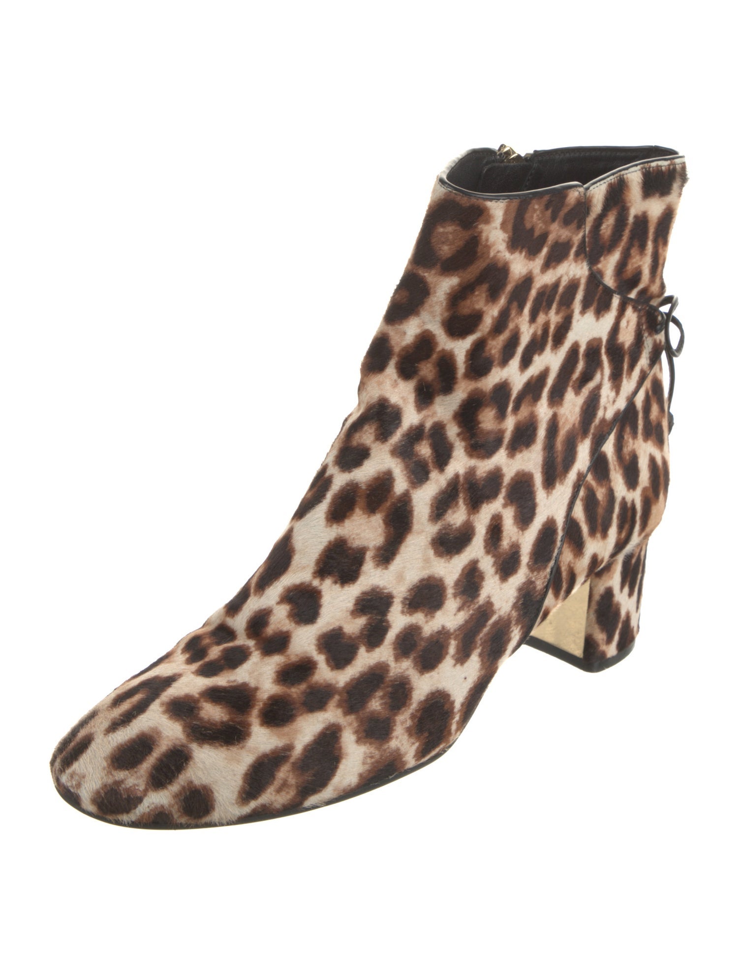 Tory Burch Ponyhair Animal Print Boots
