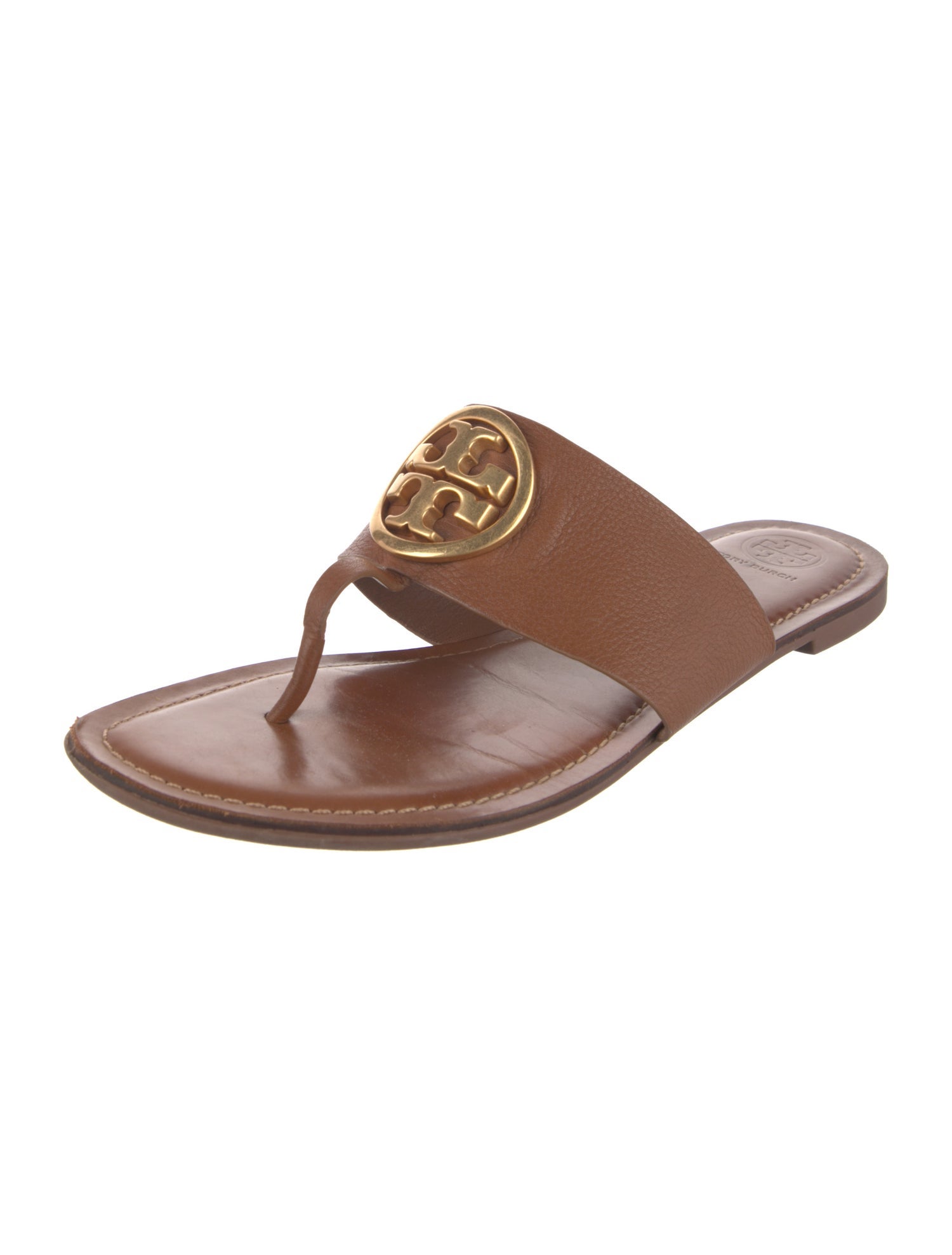Tory Burch Leather Slides