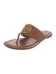 Tory Burch Leather Slides