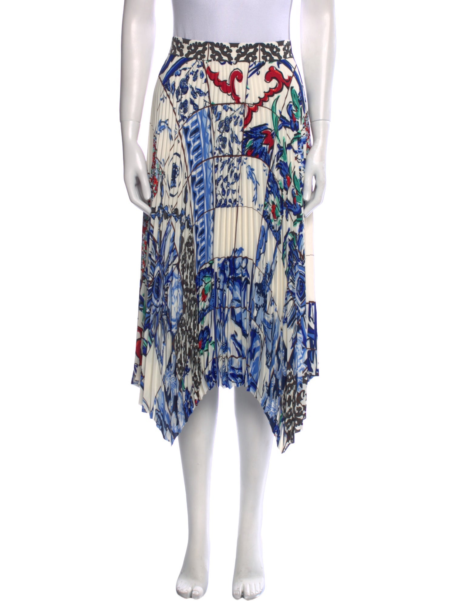 Tory Burch Printed Midi Length Skirt