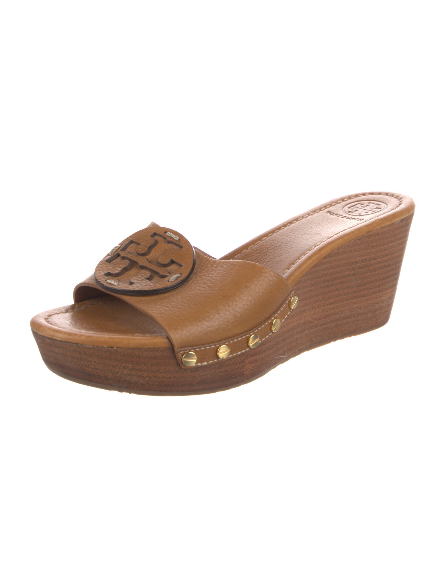 Tory Burch Leather Slides