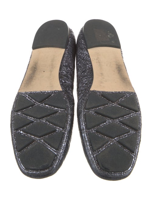 Tory Burch Leather Bow Accents Ballet Flats