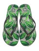 Tory Burch Rubber Printed Flip Flops