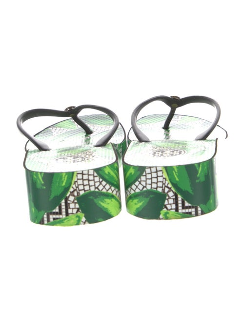 Tory Burch Rubber Printed Flip Flops