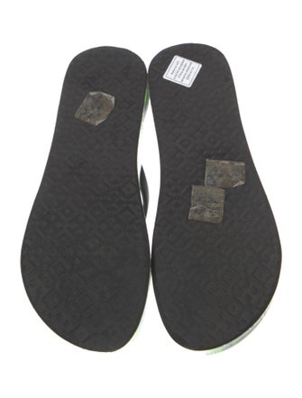 Tory Burch Rubber Printed Flip Flops