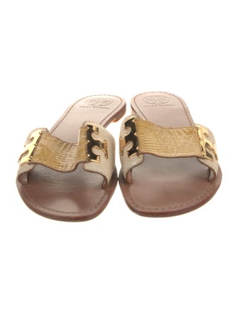 Tory Burch Leather Slides