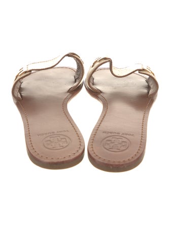 Tory Burch Leather Slides