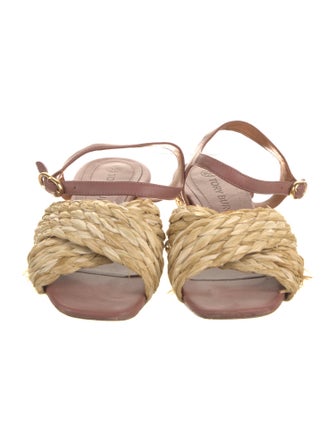 Tory Burch Straw Espadrilles