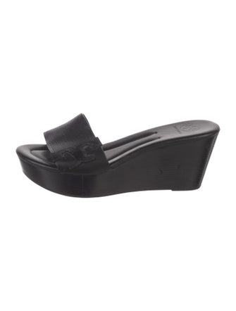 Tory Burch Leather Slides