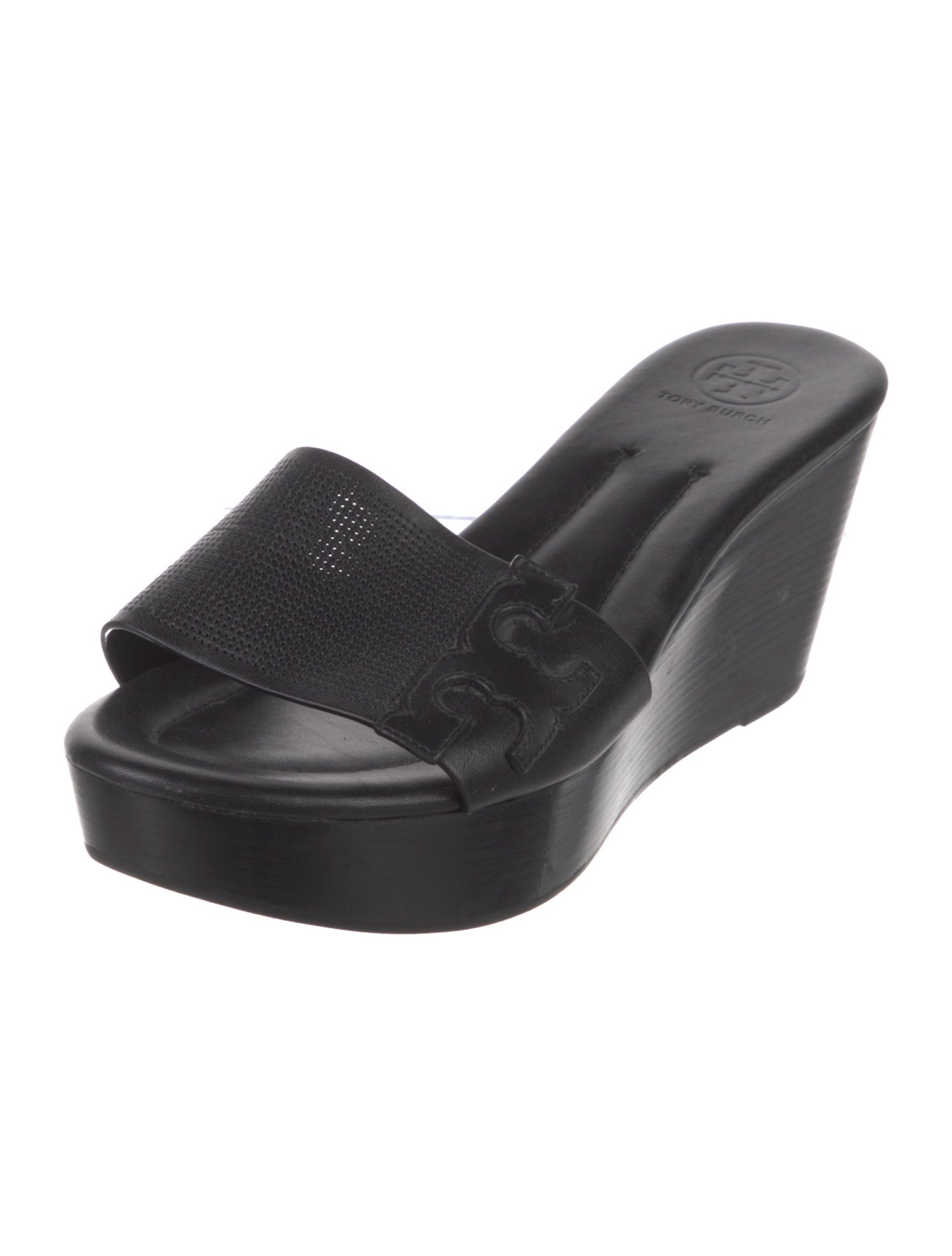 Tory Burch Leather Slides