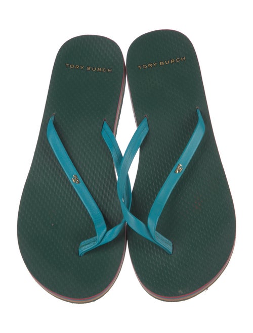 Tory Burch Leather Flip Flops