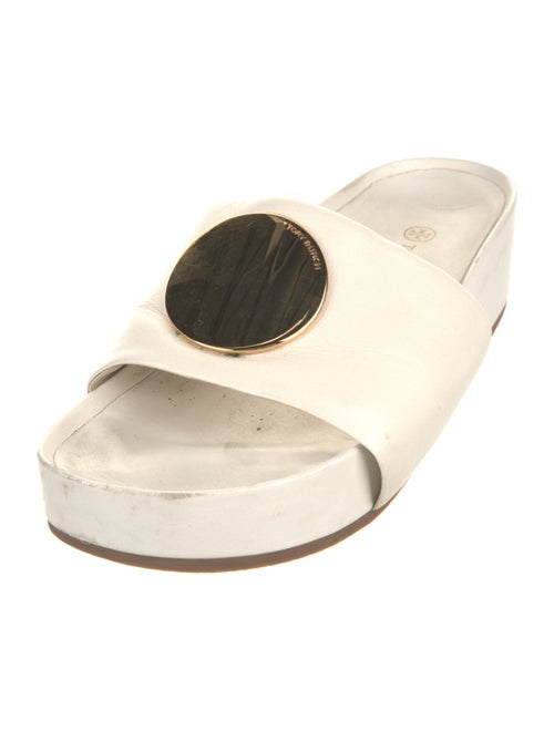 Tory Burch Leather Studded Accents Slides