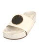 Tory Burch Leather Studded Accents Slides