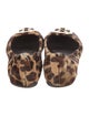 Tory Burch Ponyhair Animal Print Ballet Flats