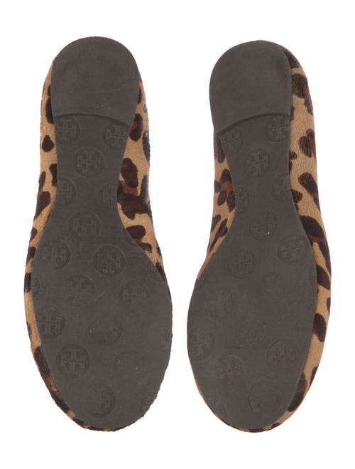 Tory Burch Ponyhair Animal Print Ballet Flats