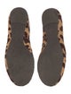 Tory Burch Ponyhair Animal Print Ballet Flats