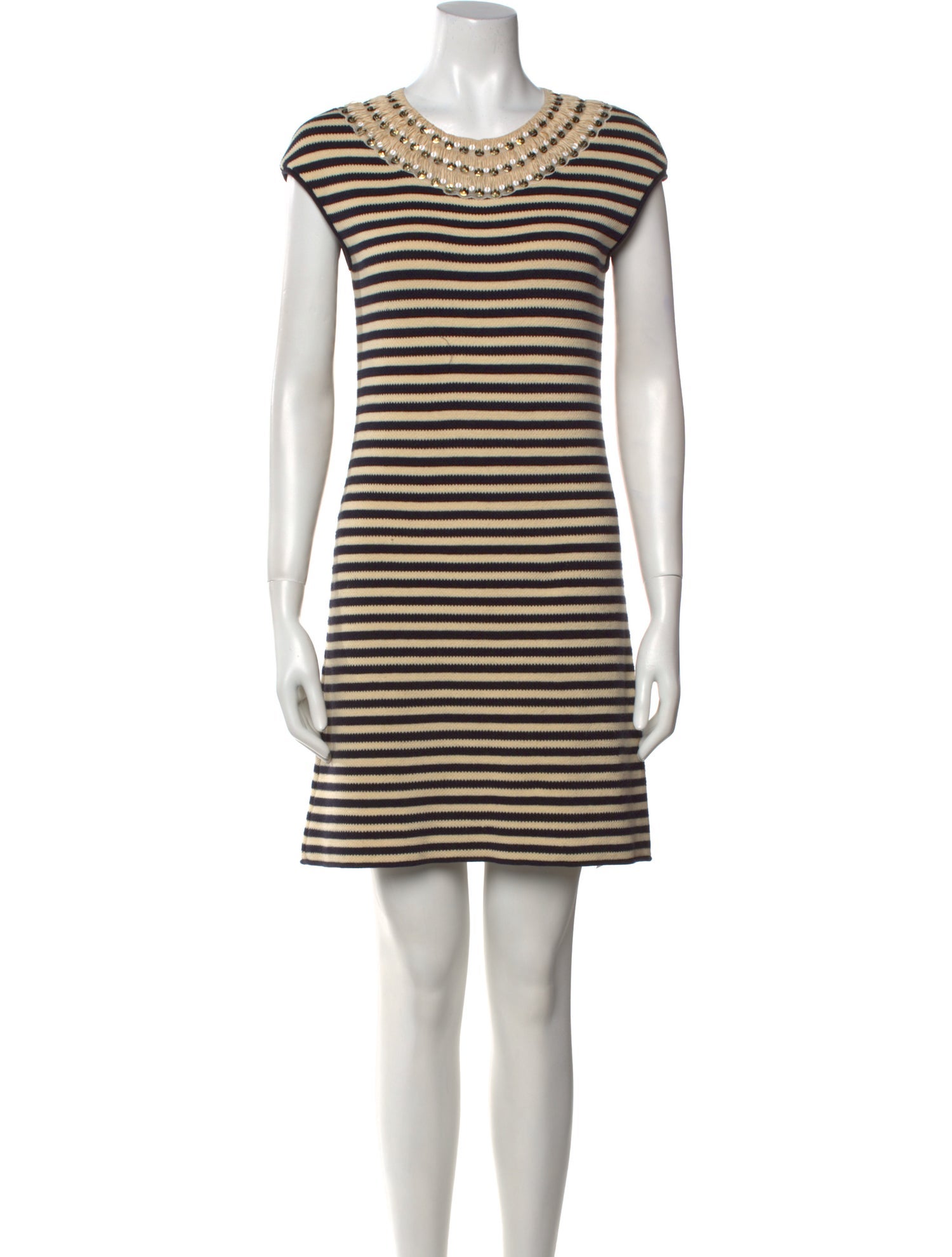 Tory Burch Striped Mini Dress