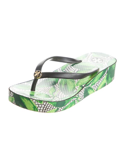 Tory Burch Printed Flip Flops