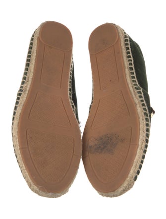Tory Burch Velvet Crystal Embellishments Espadrilles