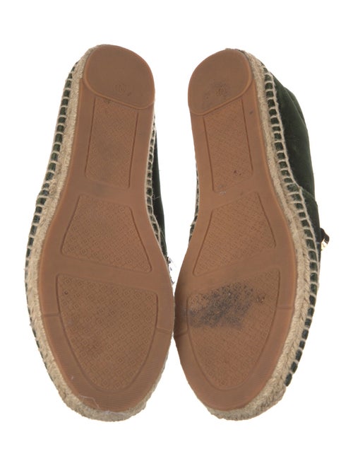 Tory Burch Velvet Crystal Embellishments Espadrilles