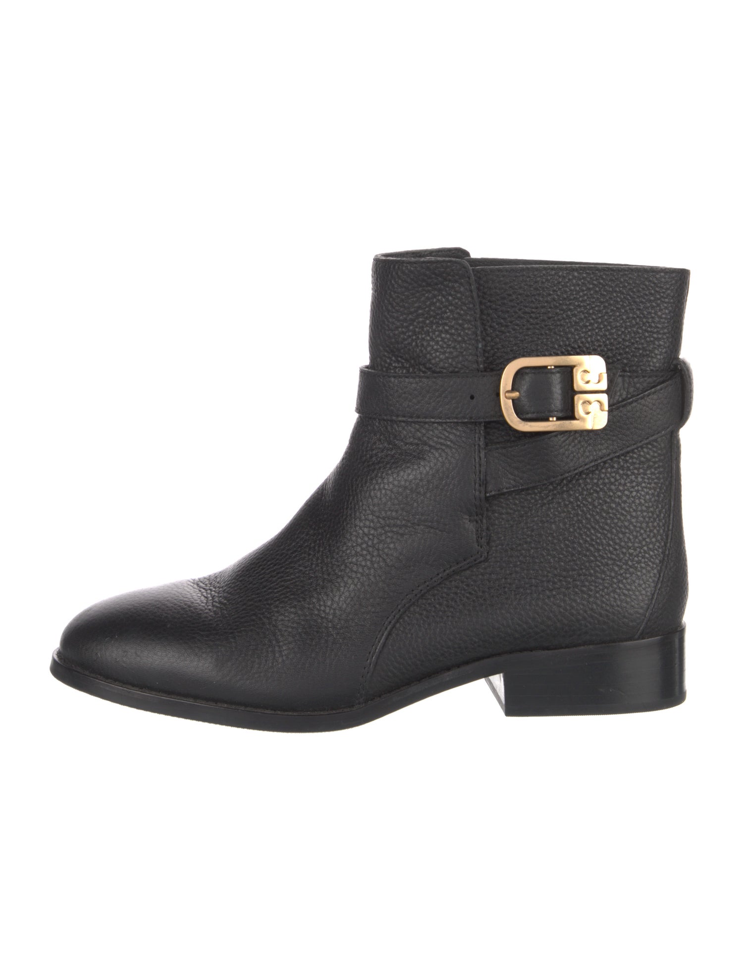 Tory Burch Leather Moto Boots