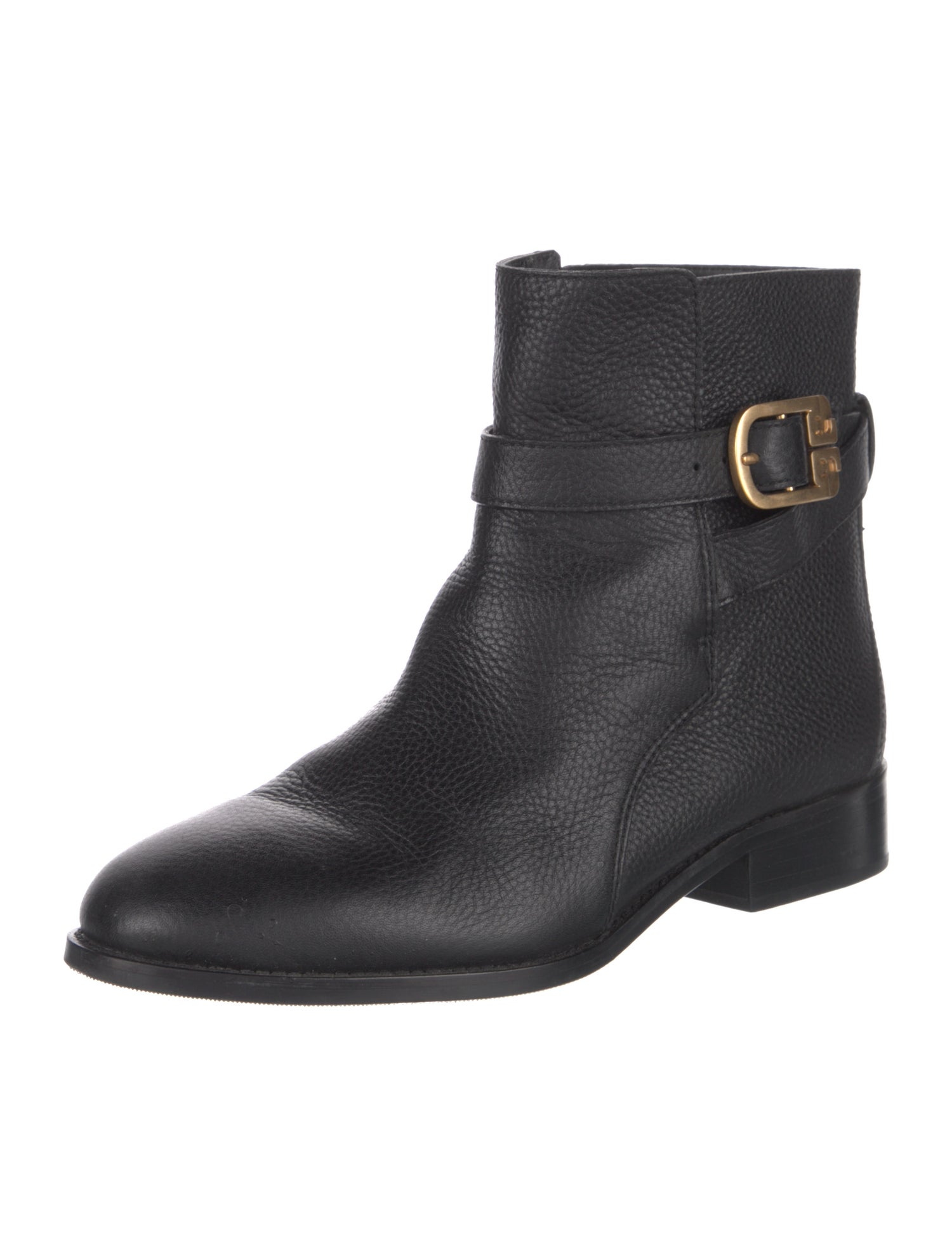 Tory Burch Leather Moto Boots