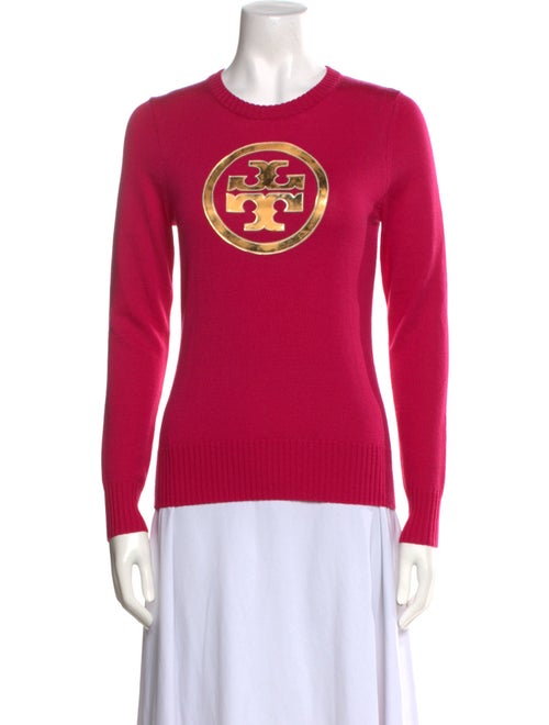 Tory Burch Wool Graphic Print Sweater