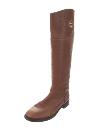 Tory Burch Leather Riding Boots