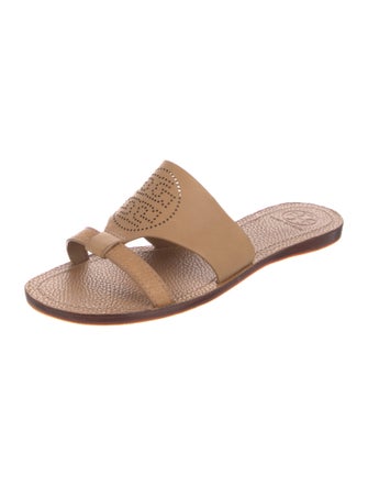 Tory Burch Leather Slides