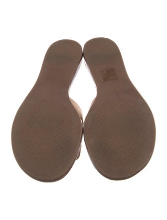 Tory Burch Leather Slides