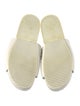 Tory Burch Leather Crystal Embellishments Slides